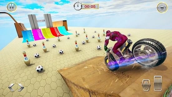 大坡道摩托车2021-游戏截图2